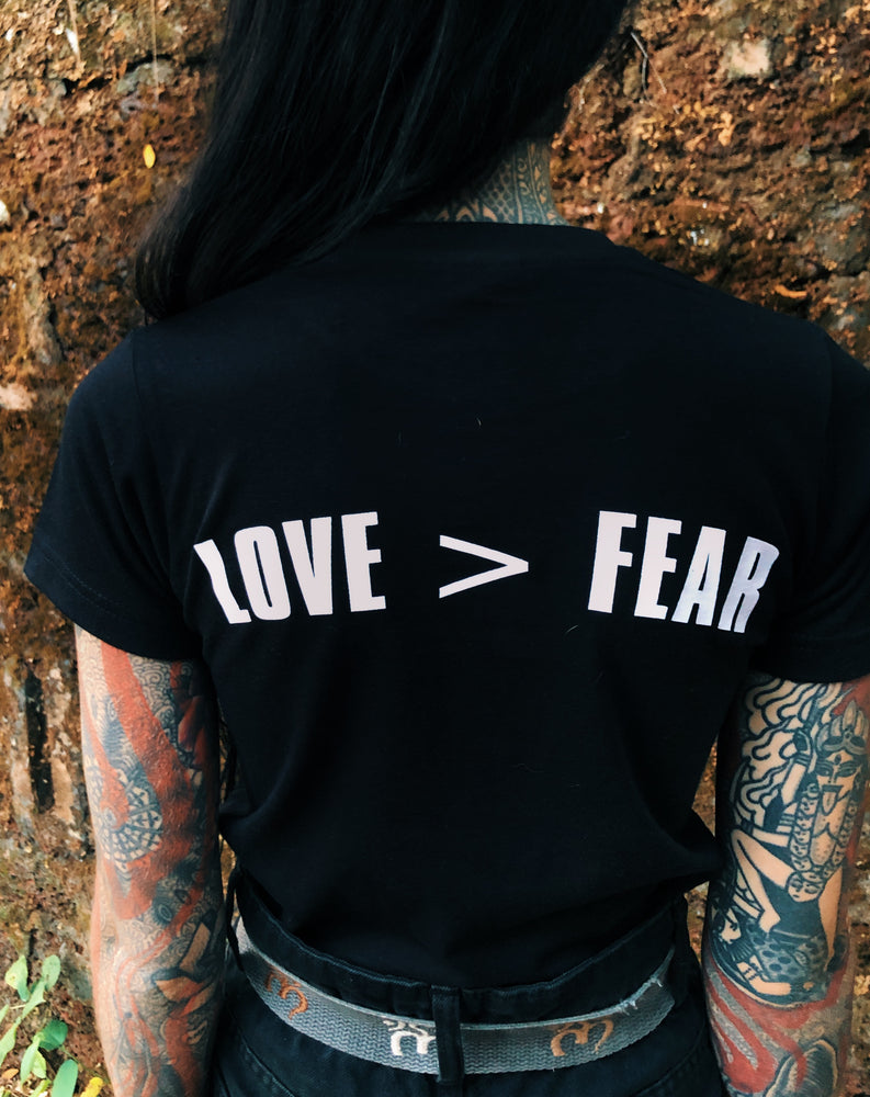 
                  
                    Mind > Matter, Love > Fear Tshirt
                  
                