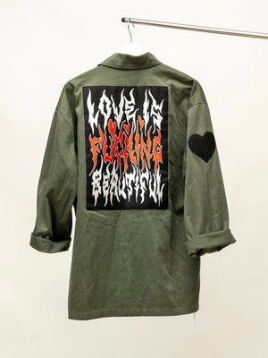 
                  
                    Upcycled - Khaki Military Jacket #2
                  
                